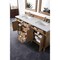 James Martin Vanities Brittany 72in Double Vanity, Saddle Brown w/ 3 CM Eternal Jasmine Pearl Quartz Top 650-V72-SBR-3EJP - alternate 4